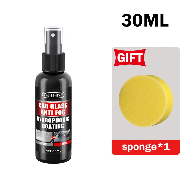 Car Glass Anti-Rain Anti-Fog Water Spray Repellent Nano Coating Hydrophobic Waterproof Agent Oil Film Removing Auto Glass Film Agent Cars Cleaning Supplies