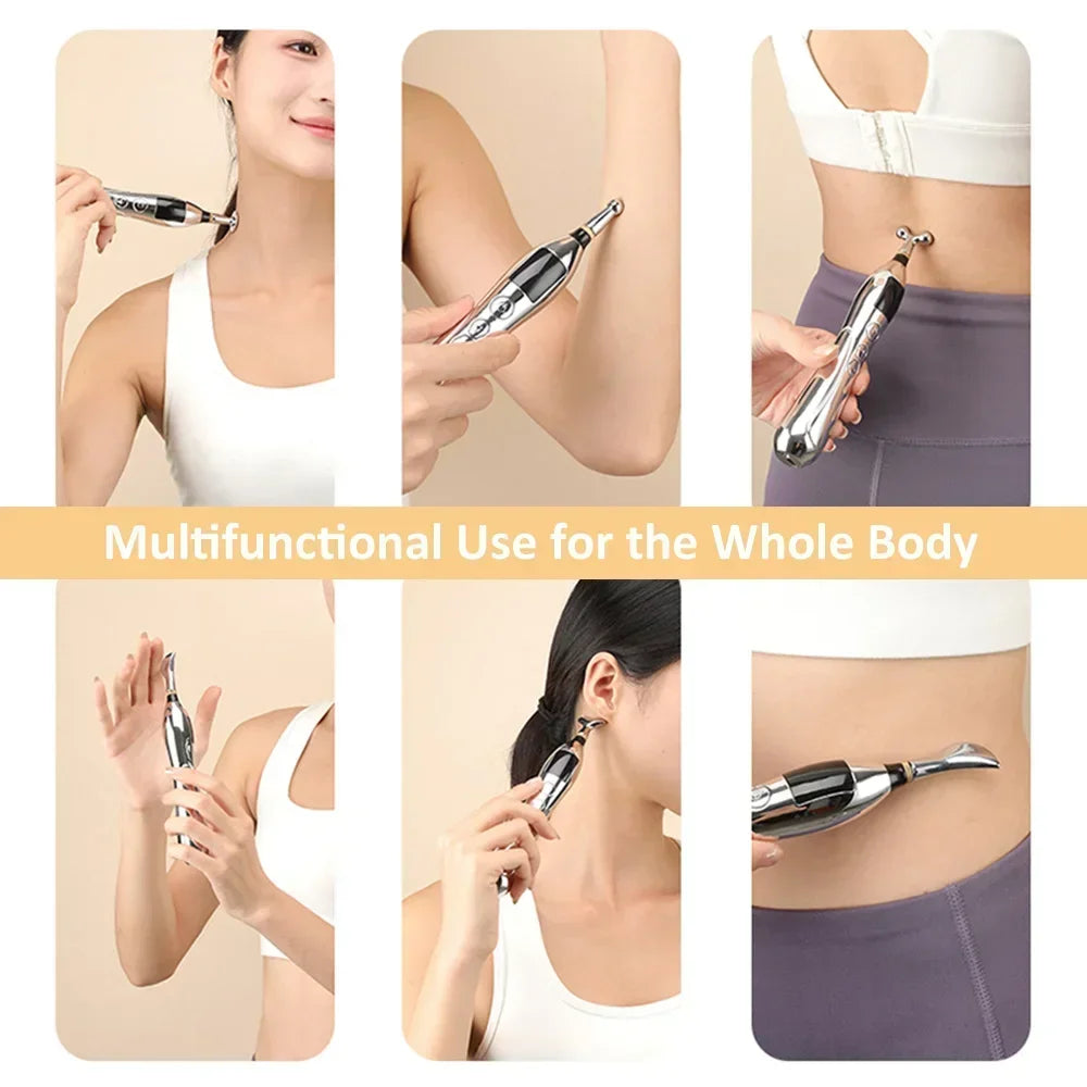 NEW Arrivals Intelligent Electronic Acupuncture Pen Electric Acupuncture Physiotherapy Pulse Massager Muscular Pain Relief Muscle Relax Stimulation Health Care Supplies
