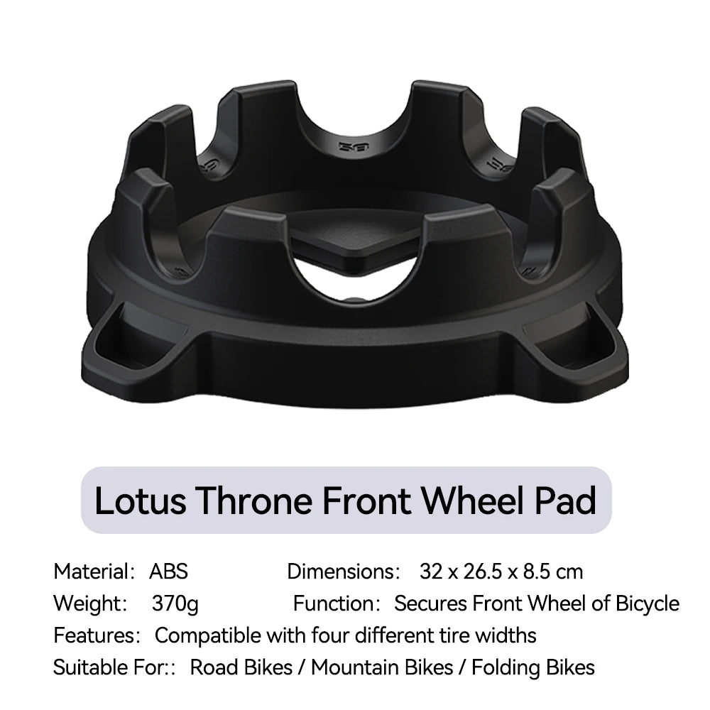 NEW Arrivals Think Rider Bike Trainer Front Wheel Block, Suitable for 700C, 26/27.5/29 inch Tire Indoor Bike Trainer Stand Front Wheel Holder Bicycle Accessories