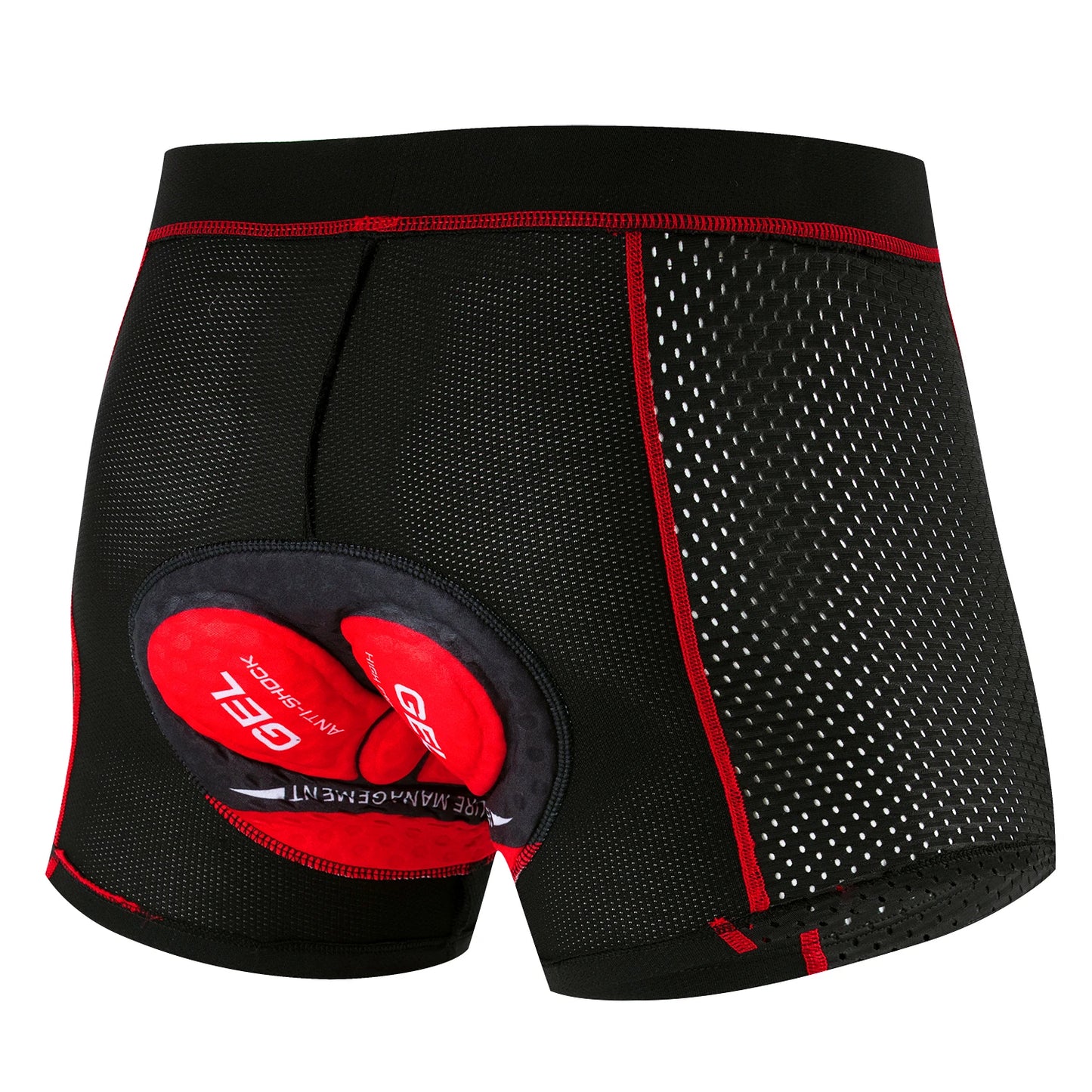 New Arrivals S-3XL 4 Colors Cycling Padded Shorts Men's Cycling Underwear Breathable Mesh Riding Underpants Gel Pad Shockproof Bike Shorts Bicycle Underwear