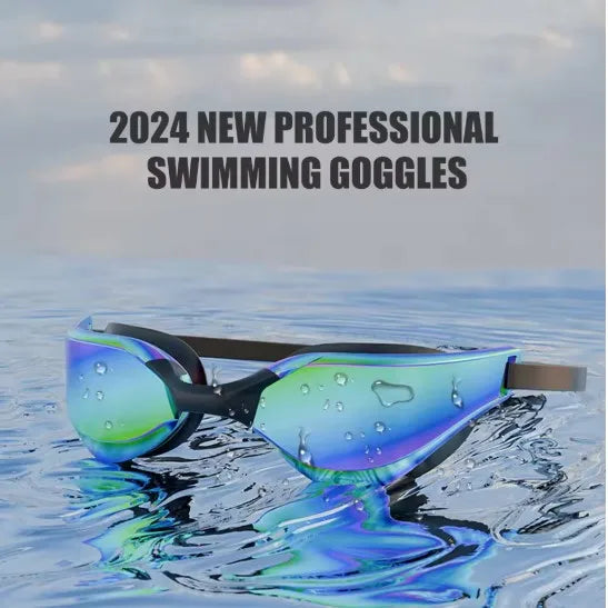 NEW Arrivals 5 Colors Professional Women Swimming Goggles with Racing Coating, High-Definition Anti-Fog Waterproof, Men's Swimming Goggles Swimming Top Quality Eyewear Sports Supplies