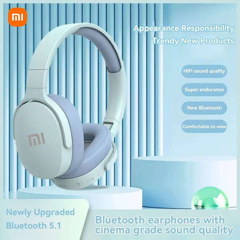 Xiaomi Original P2961 Wireless Headphones Bluetooth 5.3 Earphones For Samsung iPhone Stereo Sound HiFi Headset Game Earbuds With Microphone Electronics Sports Supplies