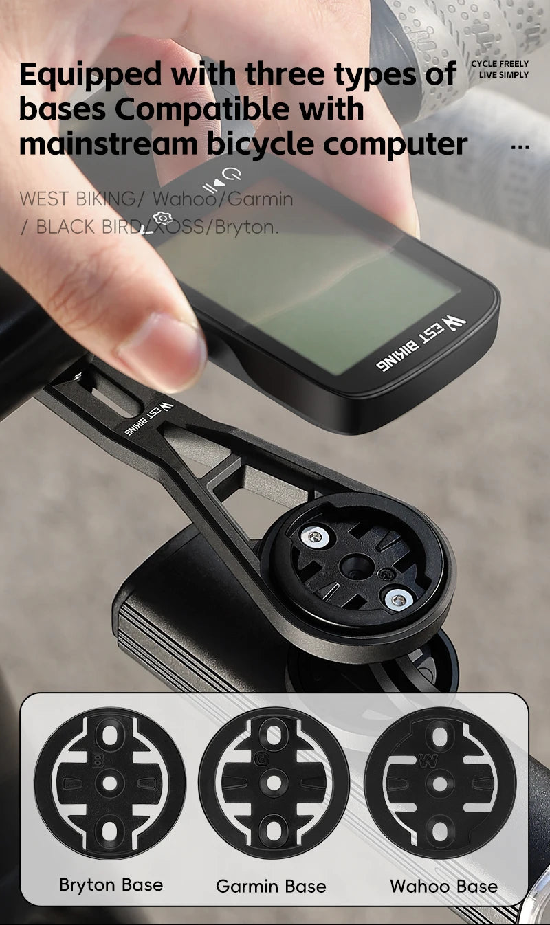 NEW Cycling Computer Holder For Garmin/Bryton/Wahoo Speedometer Bike Lights & Camera Mount MTB Road Bicycle Accessories