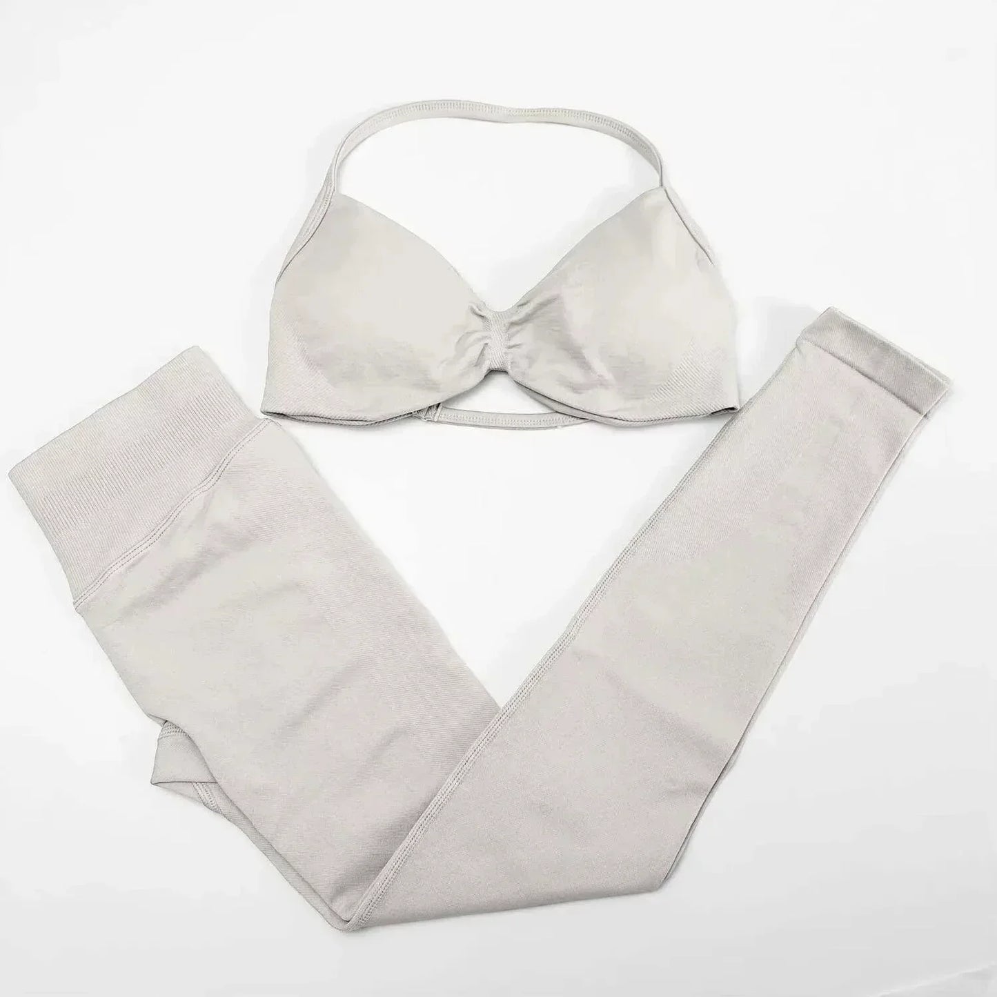 NEW Arrivals 10 Colors Women Gym Breathable Fashion Yoga Fitness Clothes Hip Pants Tie Bra Comfortable Sports Pilates Fitness Set
