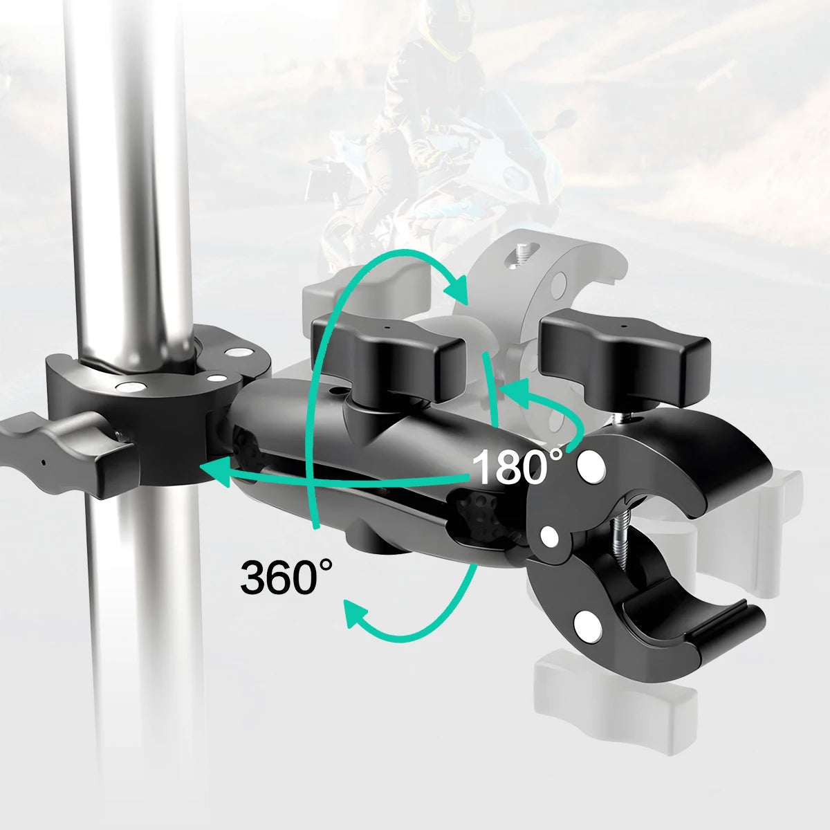 NEW Arrivals Bicycle Motorcycle Panoramic Selfie Stick For Insta360 Reels Video One X2 X3 X4 GoPro 12 11 10 DJI Monopod Mount Handlebar Bracket Accessory