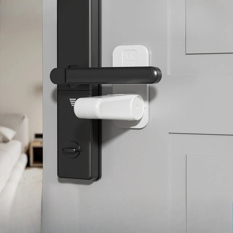 NEW Hot-Selling Household Children's General ABS Protective Device Anti-Opening Handle Locker 90 Degrees 180 Degrees Adjustable Lock Children Babies Safety Accessories Home Security Supplies