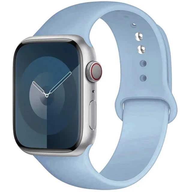 Original Silicone Strap For Apple Watch Band 44mm 38-40 42-46 41-45 46MM 49 mm Bracelet Watch Serie Accessories 10 9 7 4 5 6 8 SE Ultra 2 3 Electronics Supplies