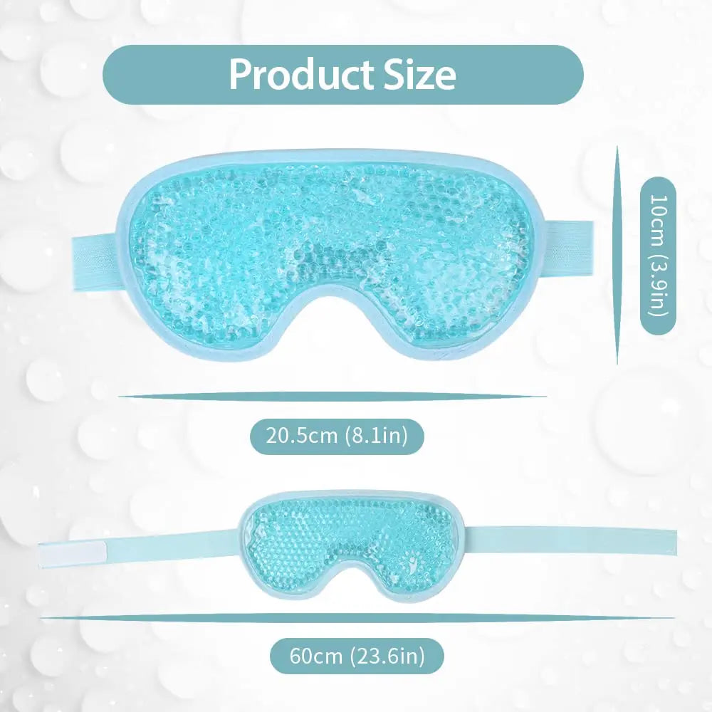 NEW Arrivals 2PCS Set 4 Colors Cold/Hot Use Cooling Gel Eye Mask Reusable Cold Eye Mask for Puffy Eyes, Eye Ice Pack Eye Mask with Soft Plush Backing for Dark Circles Ladies Beauty Salon Spa Supplies