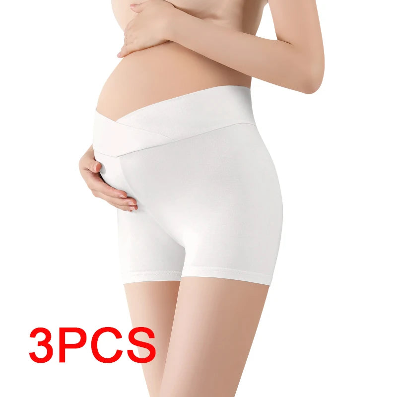 NEW Arrivals M (40-55 KG XL (63-75KG) 3PCS Set Pregnant Pants Shorts Push Up Panties for Pregnant Woman Belly Support Safety Pants Maternity Underwear Plus Size Panties