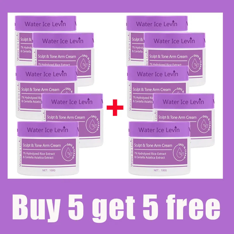 10PCS Set Sculpture and Conditioning Arm Korean Cream Collagen Rice Protein Refreshing Non Greasy Enhance Skin Elasticity Skin Tightening Deep Nourishing Shaping Arm