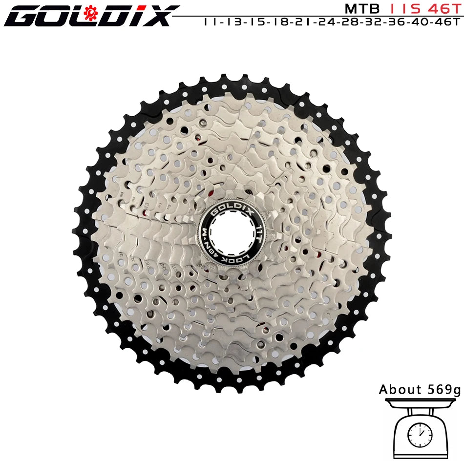 NEW MTB Cassette K7 8/9/10/11/12 Speed 36/40/42/46/50/52T SUNSHINE Bicycle Freewheel Bicycle Sprocket for Shimano/SRAM Bicycle Accessories Sports Supplies