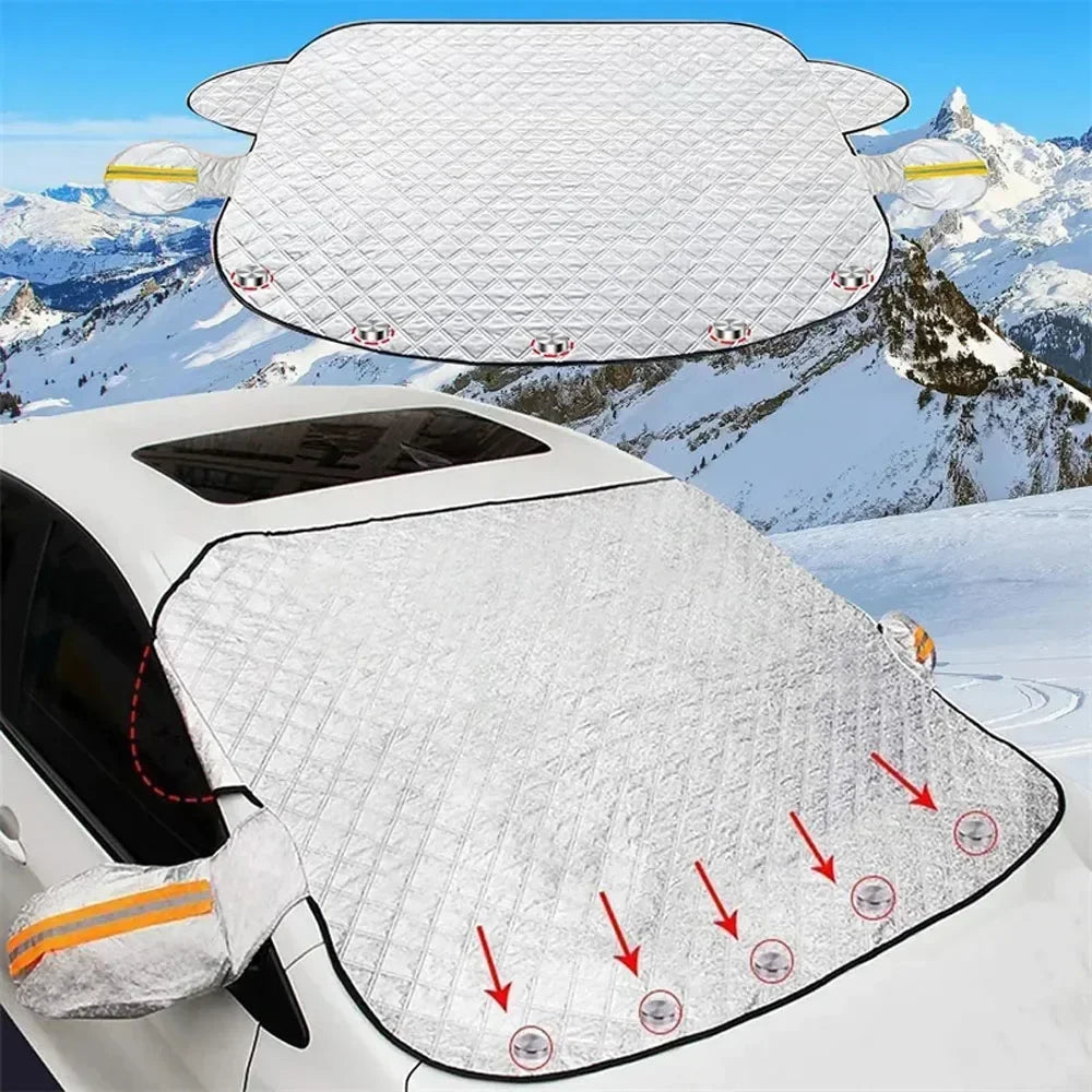 NEW Arrivals 3 Sizes Magnetic Car Snow Ice Protector Window Windshield Sun Shade Front Rear Windshield Block Cover Visor Auto Exterior Accessories