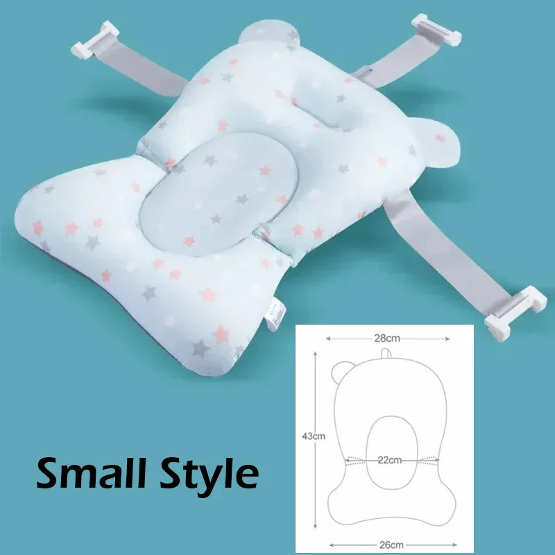 NEW Arrivals Baby Bath Support Pad Foldable Floating Seat Adjustable Newborn Bathing Cushion Infant Safety Net Hammock Babies Personal Care Supplies