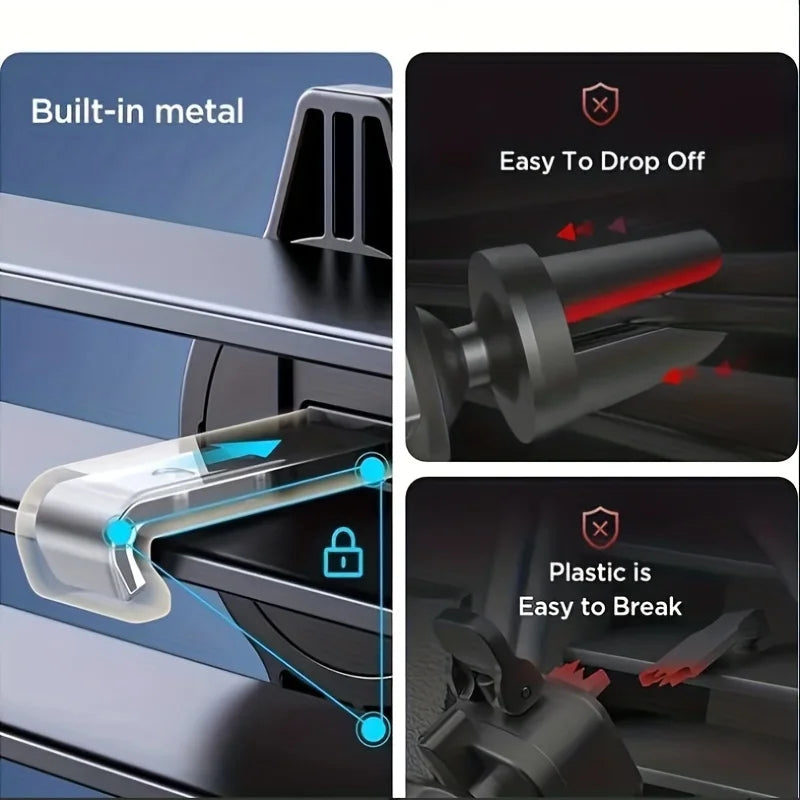 NEW Arrivals Car Phone Holder Car Air Vent Clip Mount Mobile Cell Stand Smartphone GPS Support For 4.7-6.7 Inch Mobile Devices