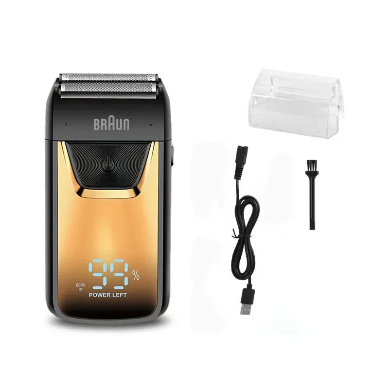NEW Arrivals Original Fang BRAUN 5120s Electric Shaving Machine Wireless Foil Shaver Bald Shaving Machine Hair Cutting Machine Men's Razor Travel Business Trip Shaver Gifts for Husband Boyfriend
