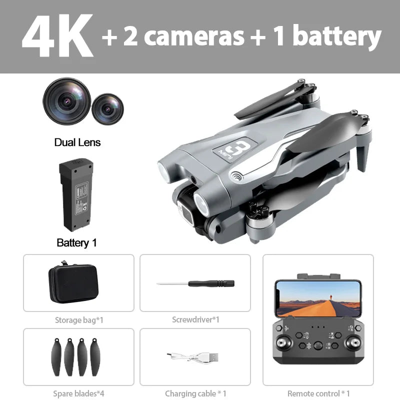 NEW Arrivals 3000M 2 Cameras + Battery Set Xiaomi Mijia Z908 Pro /MAX 8K Professional Camera Drone ESC Professional 4K Drone Optical Flow Localization 3sided Obstacle Avoidance Quadcopter Drone