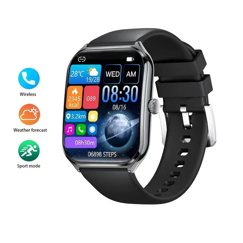 NEW Ultra Thin Smart Watch Women Men 1.96" AMOLED 360*360 HD Pixel Display Always Show Time Call Reminder Smartwatch Ladies For Huawei