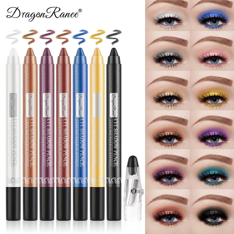 Pearlescent Eyeshadow Pencil Glitter Silkworm Liner Pen Highlighter Long Lasting Matte Eye Shadow Stick Eyes Makeup Cosmetics