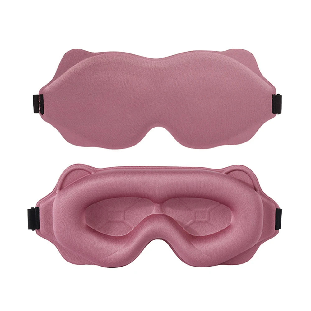 NEW 3D Sleep Mask 5 Colors for Eyes Soft Sleeping Eye Mask Travel Airplane Hotels Eyeshade Night Breathable Sleeping Aid Mask Eye Shade