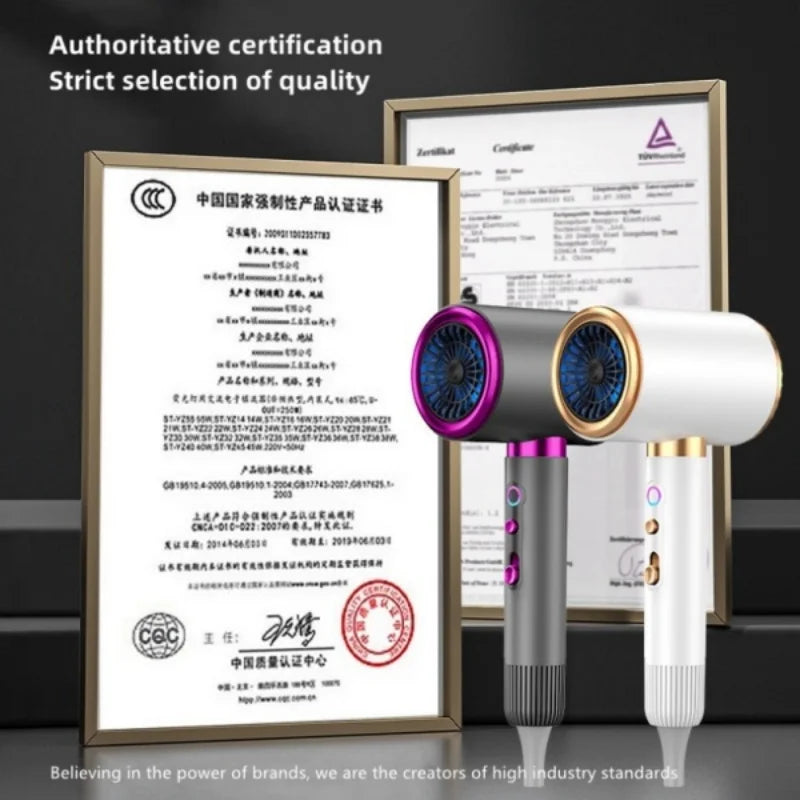 NEW Arrivals The Latest High-Speed Japanese Hair Dryer, High-Power Blue Light ION Home Hair Salon Hair Dryer, Household Appliance UK.EU. Plug-In Hair Care Accessories