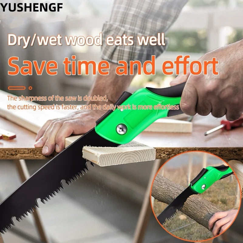 NEW Arrivals 1PC Portable Saw for Woodworking, Garden Tools a Versatile Folding Hacksaw Designed for Cutting Wood Perfect for Pruning Trees Home Garden Accessories