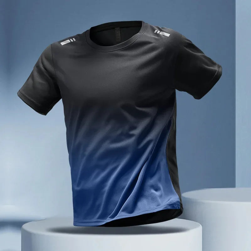 NEW Arrivals M-5 XL (100Kg+) 5 Colors Quick Dry Short Sleeve Men's T-Shirt Sport Top Summer Running Fitness Cycling Clothes Breathable Half Sleeve Thin Style Ins Men Sports Apparel Supplies