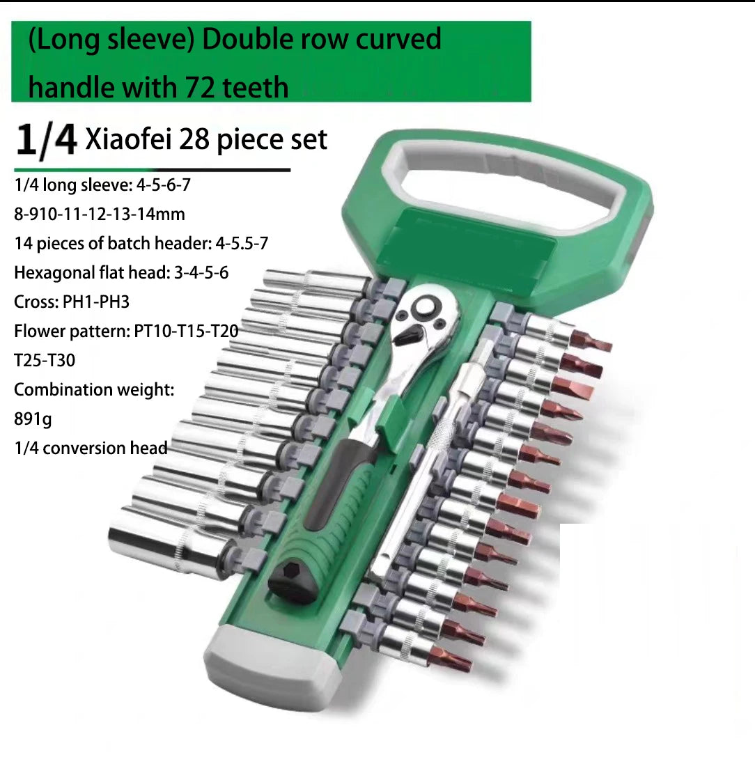 NEW Arrivals Hand Tools, Key Set Wrench, Ratchet Wrench Set 1/4 3/8 1/2 Auto Repair Spanner Tools Car Repair Accessories