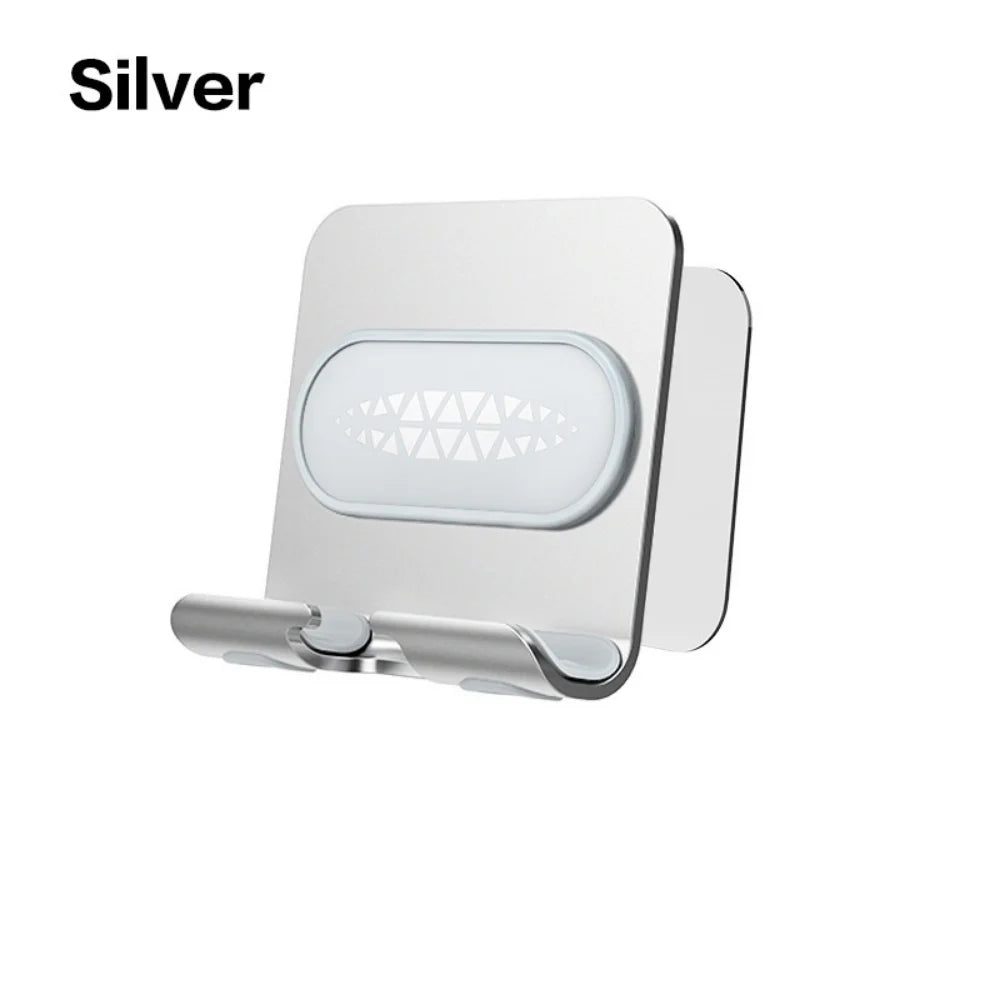 NEW Arrivals Aluminum Alloy Adjustment Mobile Phone Tablet Wall Holder Charging Stand for Cell Phone Wall Mount Bracket Shelf Mobile Phones Accessories