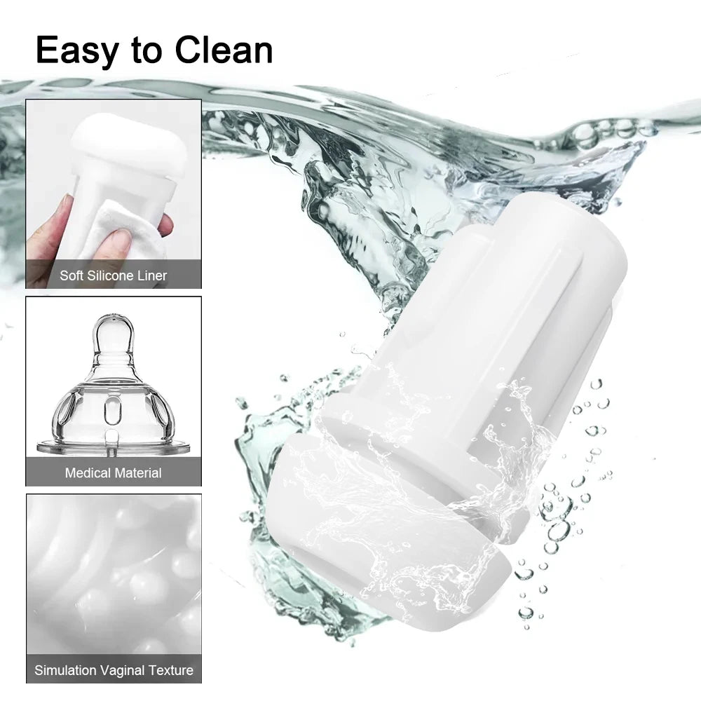 Automatic Sucking Male Mastubator Blowjob Masturbation Equipment Machine Sex Toy Adult Goods for Men Man Masturbator Cup