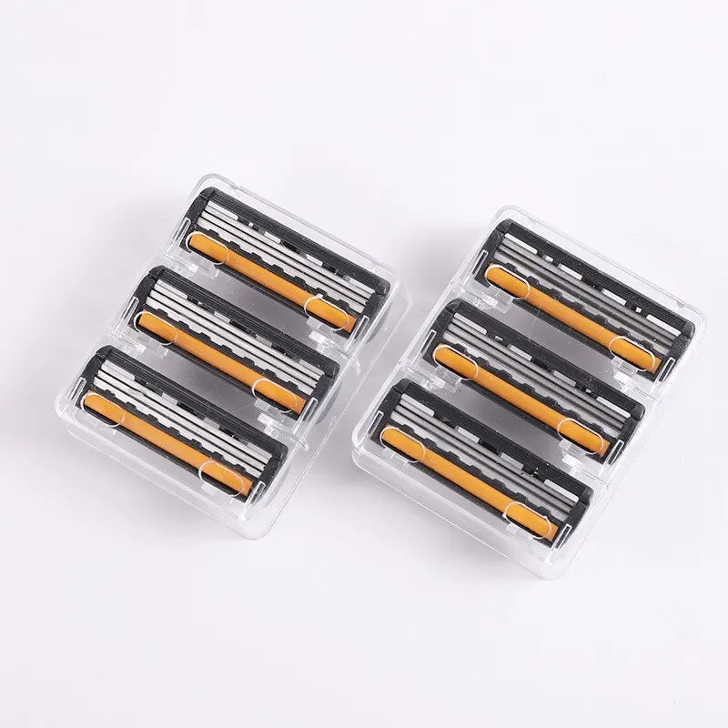 NEW Arrivals Shaver Brand New Design Men Razor Shaving Three Layer Shaver Reusable Razor Imported Blade Multi Tool Head Change Set