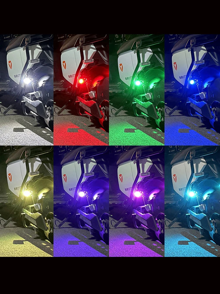 RGB Led Aircraft Strobe lights Motorcycle Lights LED Flash Position Wireless Light Aircraft Airplane Helicopter Warning Lights