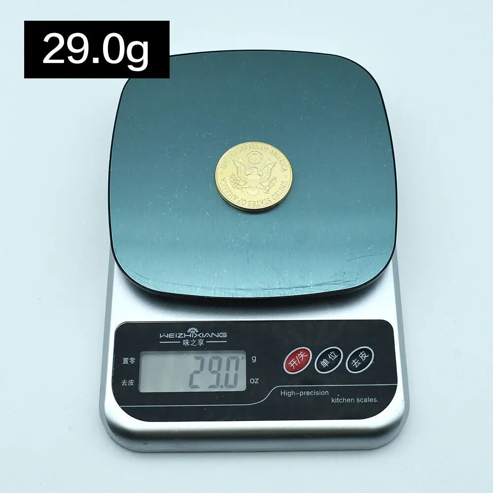 Michael Jackson Commemorative Coins Gold Plated Metal Challenge Medals Collent Gift - 1 Ounce - Rare