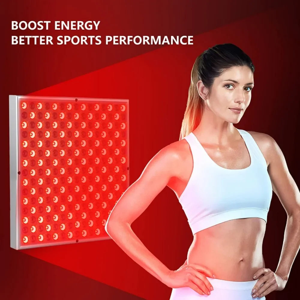 225 LED Red light 660nm Near Infrared 850nm Therapeutic Plates for Body Pain Relief, Blood Circulation and Cosmetic Treatment