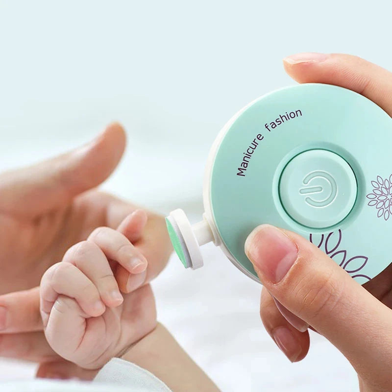 NEW Arrivals Electric Baby Nail Trimmer Kid Nail Polisher Tool Infant Manicure Scissors Baby Hygiene Kit Baby Nail Clipper Cutter For Newborn Personal Care Supplies