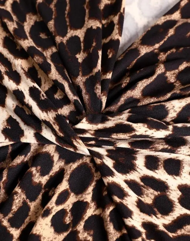 NEW Arrivals Sexy Elegant Cheetah V-Neck Long Sleeve Top Autumn Winter Spring Women Female New Fashion Casual T-Shirt Pullover Evening Party Night Club Tops Ladies Girls Luxury Fashion Clothing Supplies
