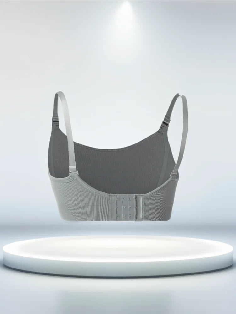 NEW Arrivals 5 PCS Set Breathable Front Open Nursing Bra Maternity Underwear Pregnancy Bra Full Cup Wireless Comfortable Breastfeeding Bra