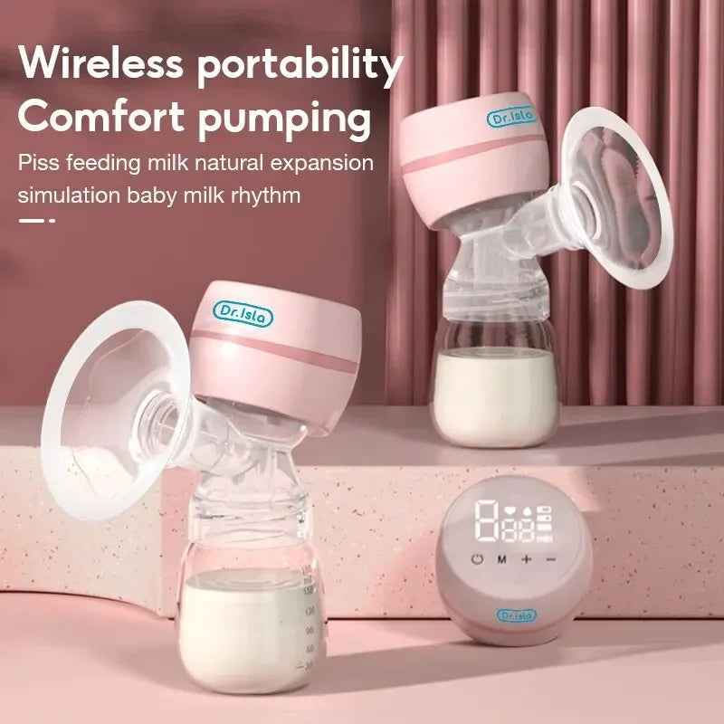NEW Electric Breast Pump Intelligent Integrated High Suction USB Charging Breast Pump Breast Milk Postpartum Painless and Silent Breast Women Personal Care Supplies