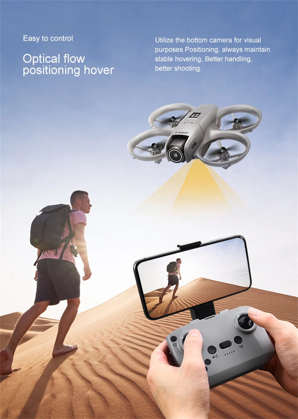 NEW Drones D16 GPS 8K Professional HD 180° Dual Cameras 5G WIFI Brushless Motors Obstacle Avoidance FPV Foldable Quadcopter Toys