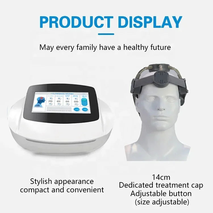 Adults/Children Transcranial Magnetic Stimulation Machine Schizophrenia Autism Dementia Alzheimer Stroke Depression Anxiety Insomnia RTMS Stimulate Nerve Cells Transcranial Magnetic Stimulator Brain Recovery TMS