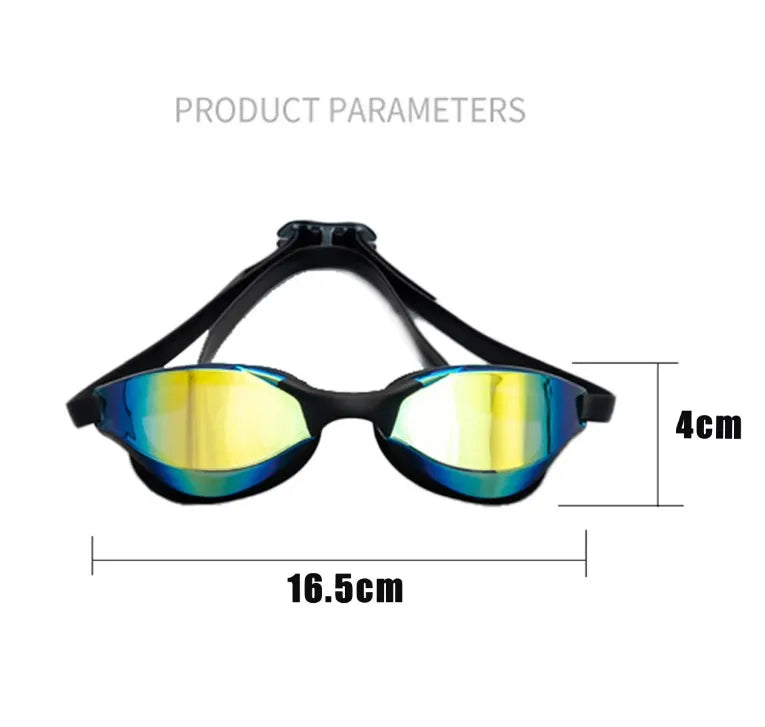 NEW Arrivals 5 Colors Professional Women Swimming Goggles with Racing Coating, High-Definition Anti-Fog Waterproof, Men's Swimming Goggles Swimming Top Quality Eyewear Sports Supplies