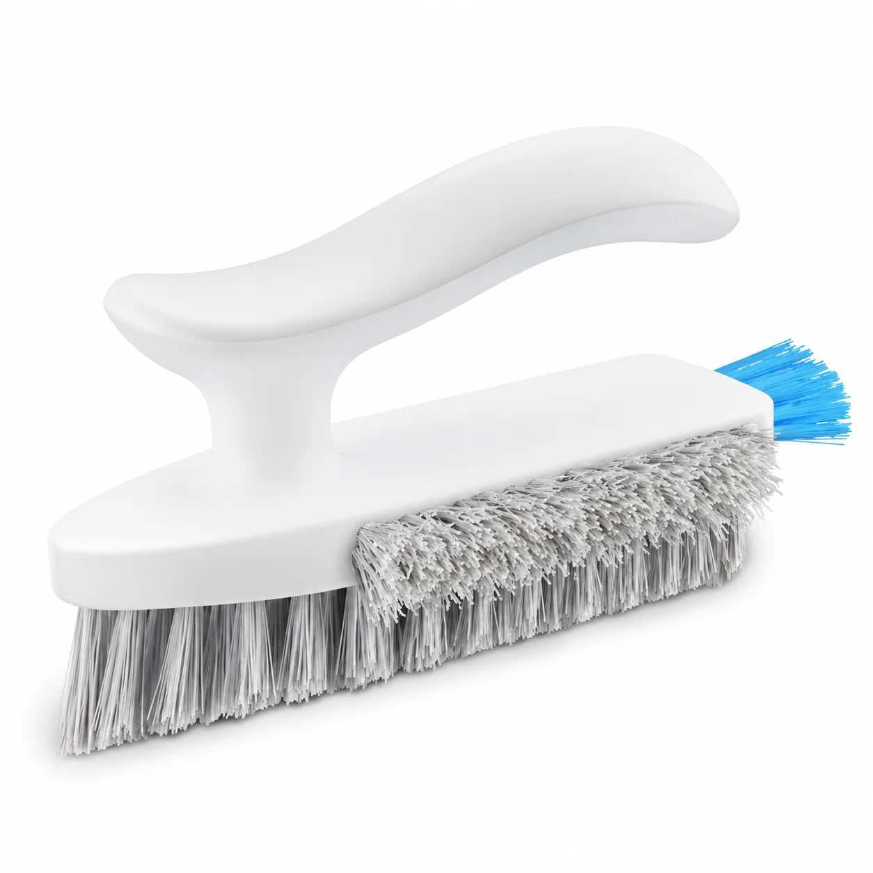 NEW 2 in 1 Hard Bristle Multi-Purpose Window Grooves Crevice Gap Scrubber Brush, Scraper for Tile Floors, Bathroom Corner Kitchen and Wall Gap Cleaning Tool