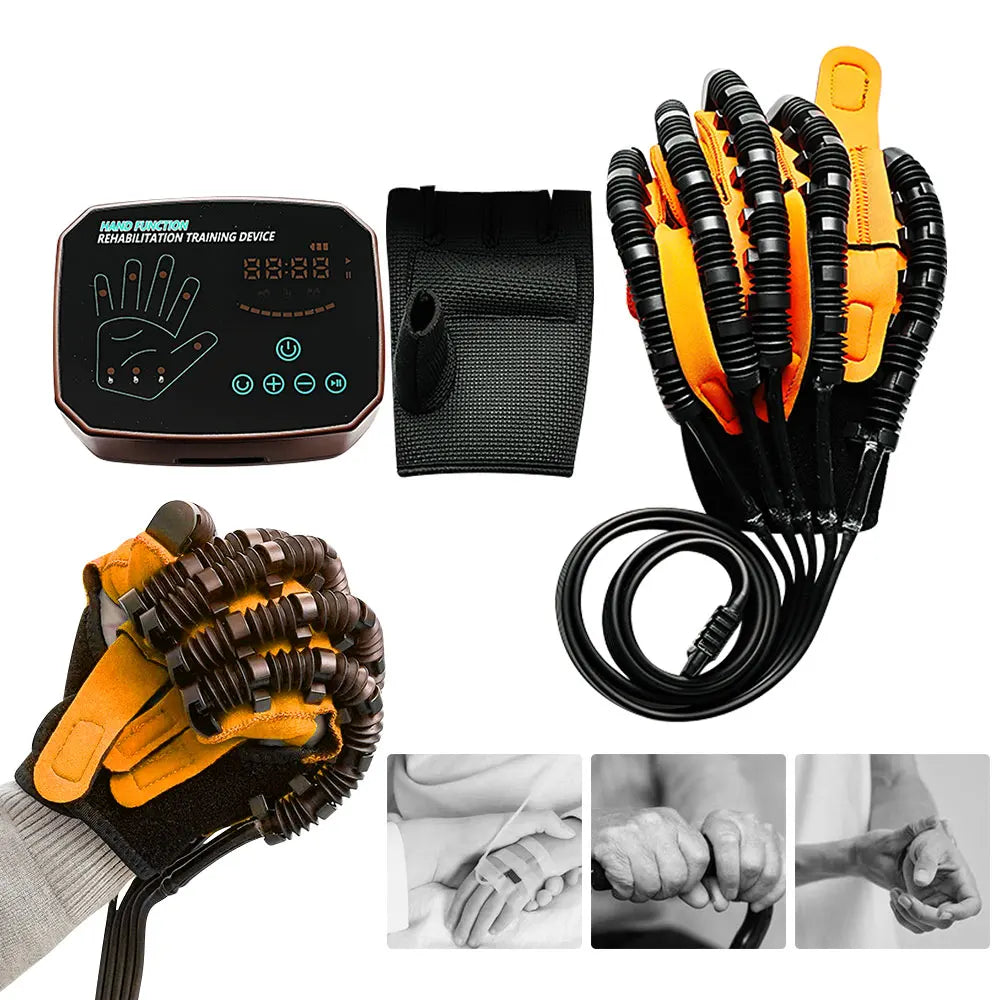 NEW Arrivals Robotic Hand Training Rehabilitation System Robot Gloves Set for Stroke Hemiplegia Finger Paralysis Rehabilitation Trainer Exercise Rehab Exerciser Body Care Supplies Devices Health Care Products