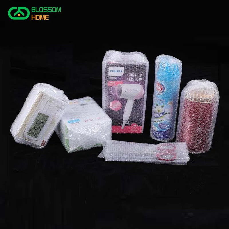 NEW Arrivals 10M Packaging Bubble Film Roll Shockproof Foam Roll Bag Paper Packing Double Layer Fragile Pressure Relief Transport Buffer Filling