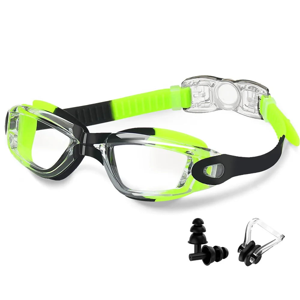NEW Arrivals 10 Colors Swimming Goggles Professional Waterproof Swim Eyewear Glasses Anti-Fog 100% UV Protection No Leaking For Adult Men Women Youth Sports Supplies