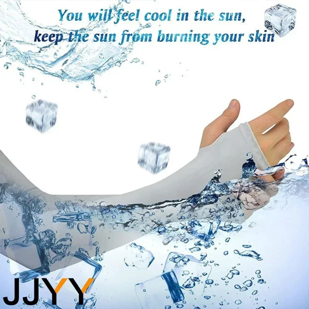 BRAND NEW Ice Silk Shawl Cuff Arm Warmers Women Sun UV Protection Sports Gloves for Outdoor Activity Running Fishing Cycling Sleeves Women Sports Apparel Accessories