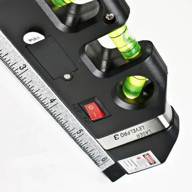 NEW Arrivals Laser Level Horizon Vertical Measure 8FT Aligner Standard and Metric Rulers Multipurpose Measure Home Appliances