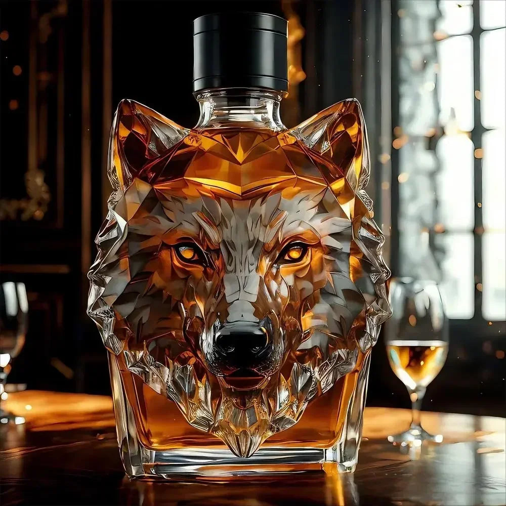 New Unique Semi Truck Whiskey Pure Crystal Bottle, Perfect for Whiskey Wine Bottle Home Office Bar Decor Gifts Hotels Restaurant Pubs Decoration