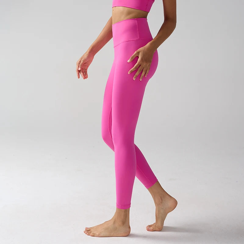 NEW Arrivals S-XL 20 Colors High Waist Naked Feeling Leggings Women Fitness Running Yoga Leggings Pants Energy Gym Tight Leggings Casual Workout Leggings