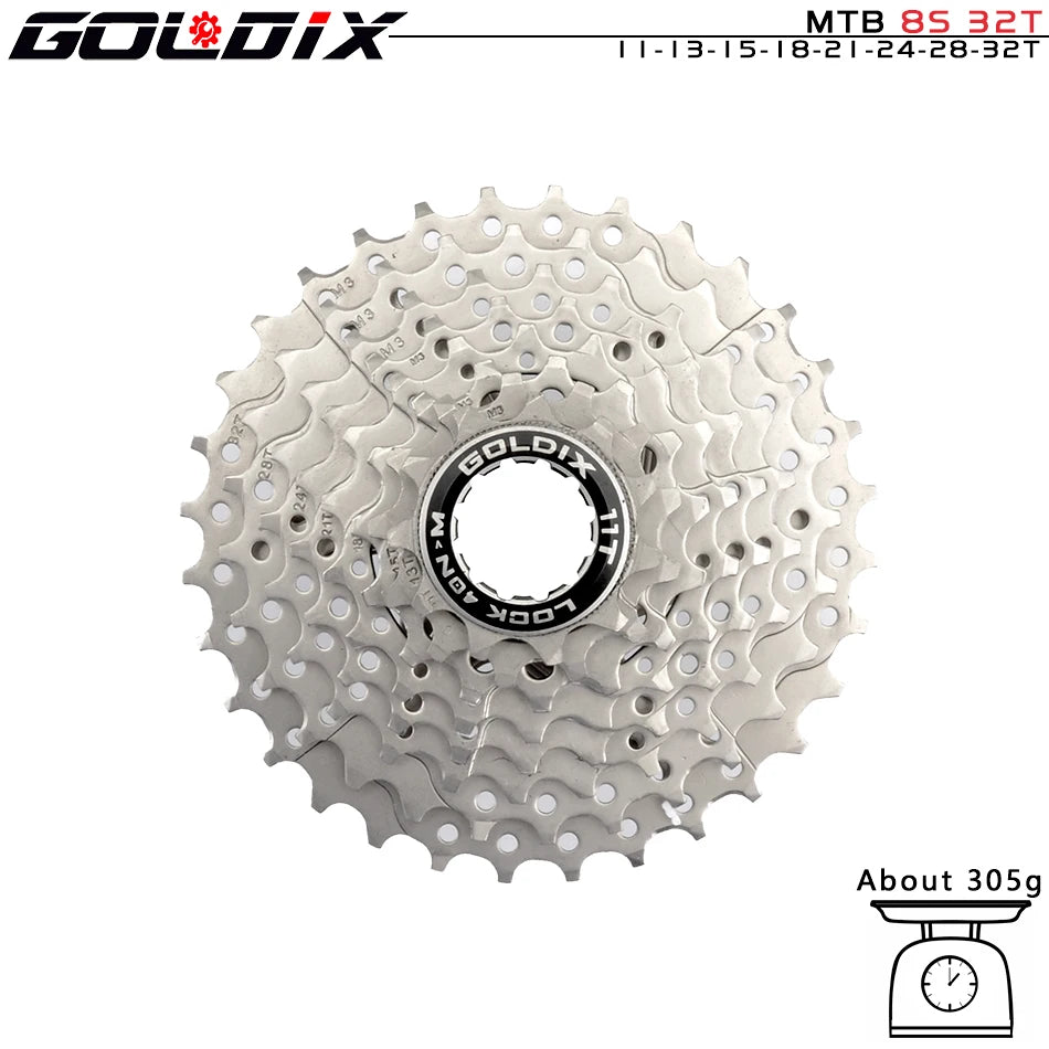 NEW MTB Cassette K7 8/9/10/11/12 Speed 36/40/42/46/50/52T SUNSHINE Bicycle Freewheel Bicycle Sprocket for Shimano/SRAM Bicycle Accessories Sports Supplies