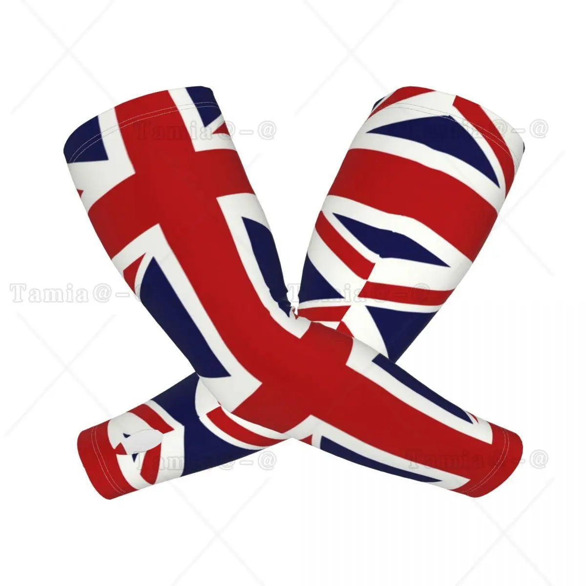 NEW Custom Union Jack Flag Of The UK Sun UV Protection Arm Sleeves Men Women Athletic Sports Tattoo Cover Up for Cycling Outdoor Running Sports Supplies